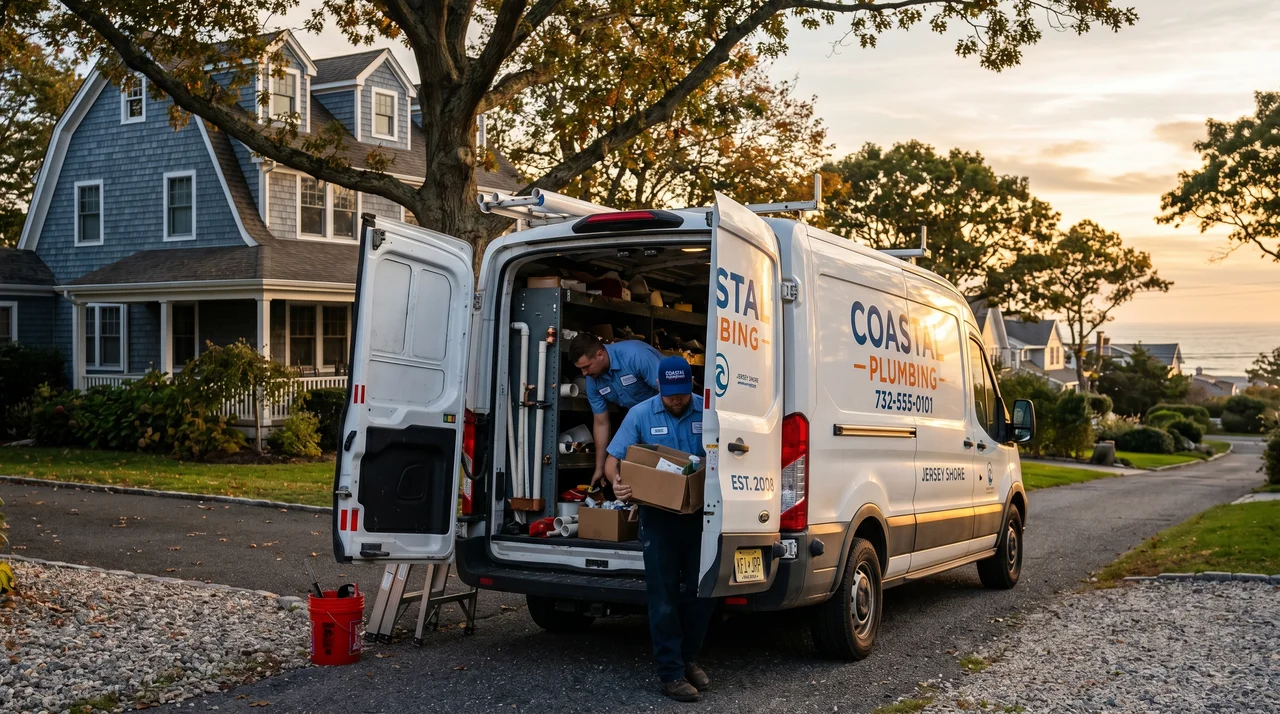 Coastal Plumbing — Ocean County, NJ — Plumbing / HVAC team on the job